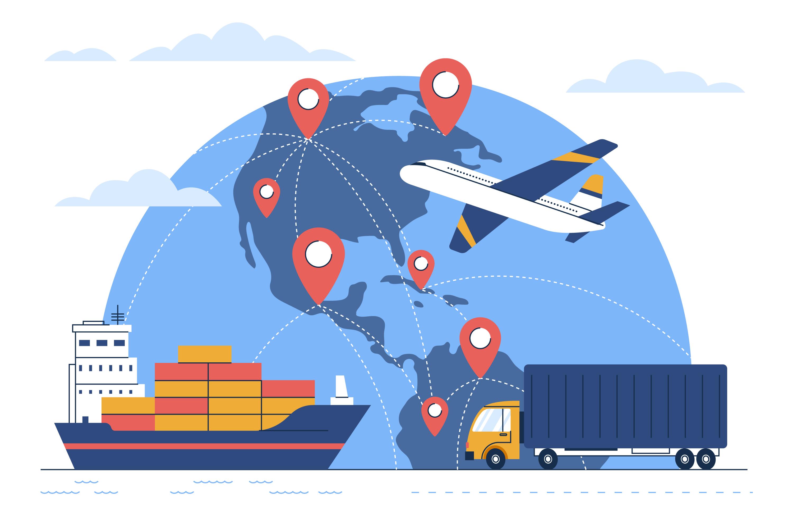 complex of e-commerce logistics